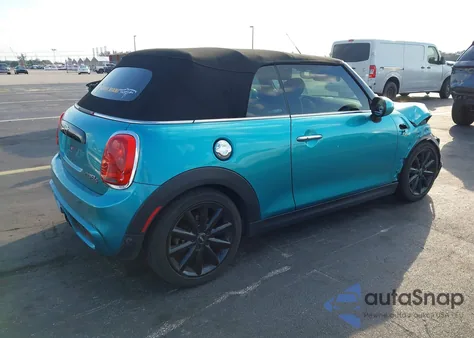 2018 Mini Convertible Cooper S z USA, uszkodzony, nr VIN WMWWG9C53J3E38352